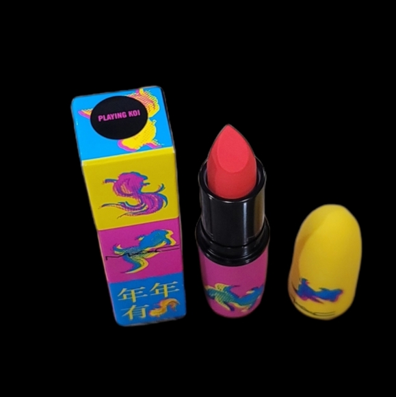 MAC Moon Masterpiece Powder Kiss Lipstick 2021 Lunar New Year Collection playing - Picture 3 of 3